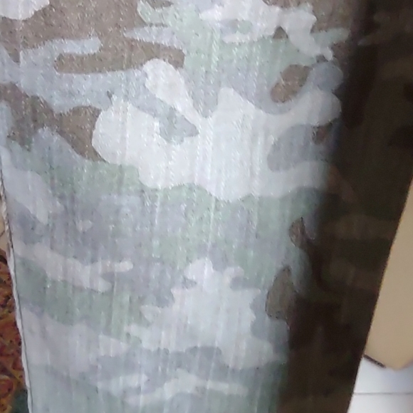 Jessica Simpson Camo Stretch Zipper Jeans Metal button - Picture 8 of 12